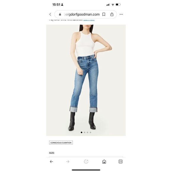 DL1961 Patti Straight High Rise Vintage Ankle - Picture 1 of 12